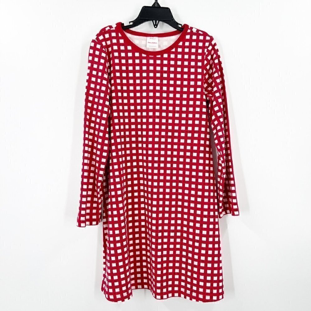 Hanna Andersson Check Gingham Red White Dress